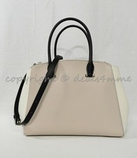 Kate Spade New York PXRUA266 Sydney Large Double Zip Satchel/Shoulder Bag. Tusk