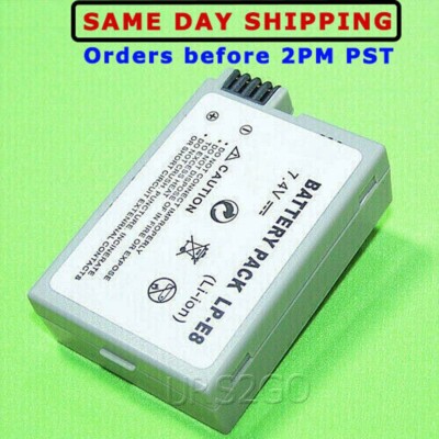 High Capacity 1360mAh Rechargeable Standard Battery Fits Canon Rebel T4i Camera