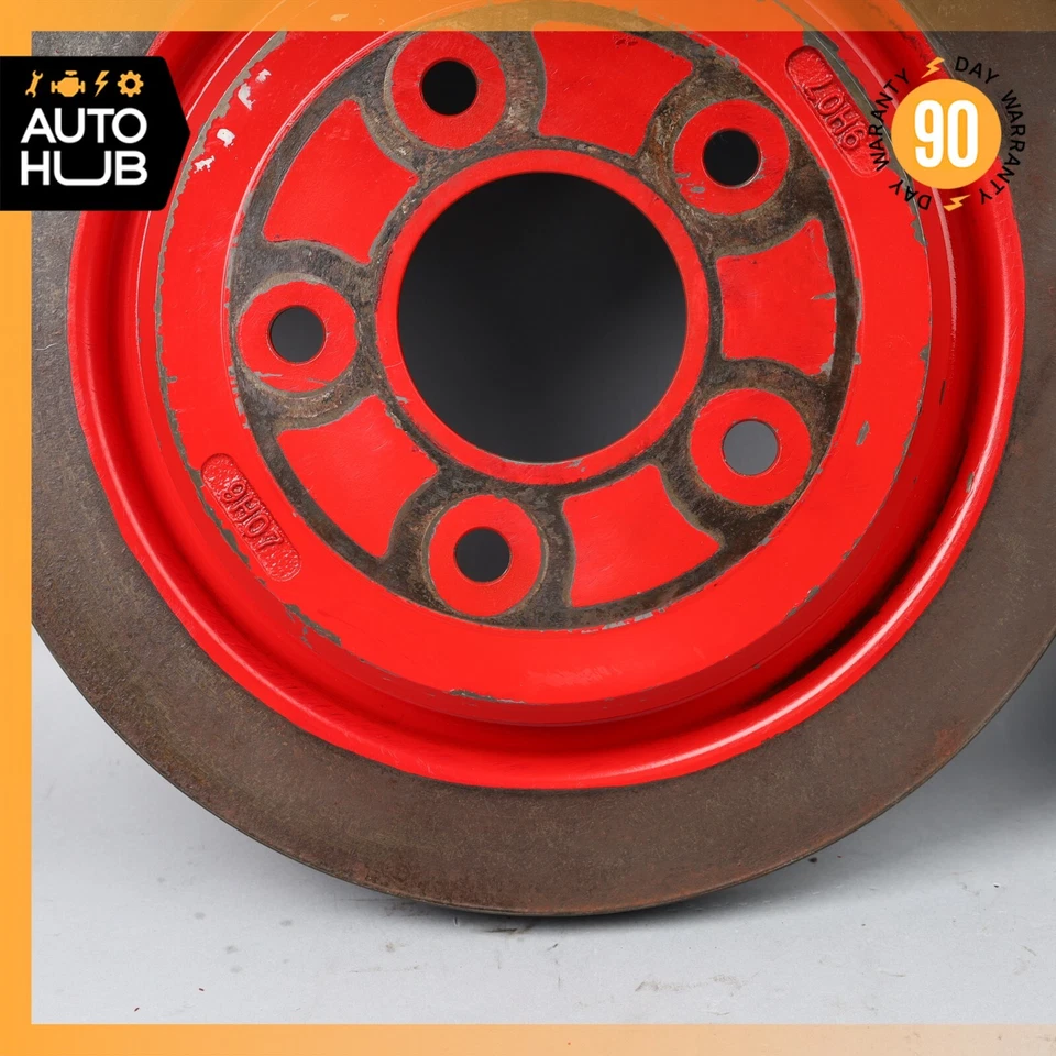 04-13 Cadillac XLR Corvette C6 Juego de 2 discos de rotor de freno trasero OEM Foto 4 de 4