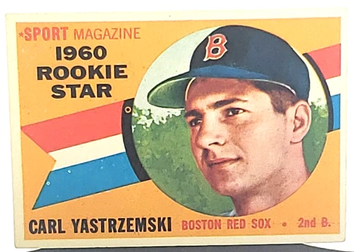 1960 Topps Sport Magazine Rookie Star Carl Yastrzemski Boston Red Sox