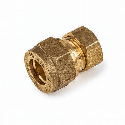 Westco 22mm DZR Messing Anschlag Ende J640 Klemmverschraubung für Rohrdichtung