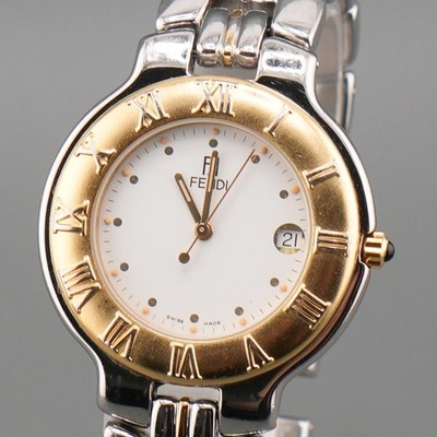 Fendi 900G Womens Wrist Watch Gold Stainless Steel Quartz