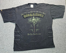 Blac Label black Purgatory t-shirt Y2K Vintage 2000's grunge goth t-shirt men 5X