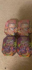 Pokemon Mega Moonlit Tin Sealed Case  2 Tins Of Each Gengar Clefable 