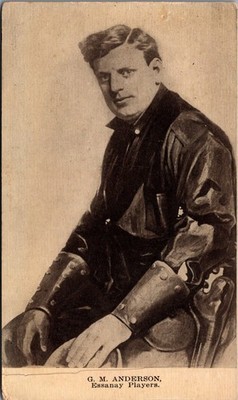 Broncho Billy Anderson G. M. Essanay Players RPPC Postcard c1910
