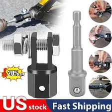 1/2 Inch Car Scissor Jack Adapter Chrome Vanadium Steel Drive Impact Wrench Tool