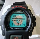 Vintage 1994s Casio G-SHOCK DW-6600 (1199) Digital Quartz Watch Black