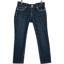 Vigoss Studio Women's Low Rise Ankle Skinny Jean Dark Wash 29 (7/8) Regular