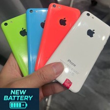 Apple iPhone 5C UNlocked 8/16/32GB BLUE/GREEN/PINK/WHITE/ YELLOW - New Battery S