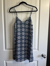Lulus Audrey Geometric Kaleidoscope Print Slip Dress Size Small NWT Date Night