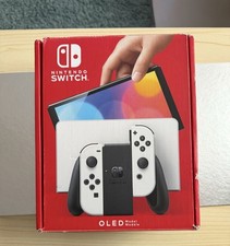 Nintendo Switch OLED White Console with Manuals and Case Model Boxed