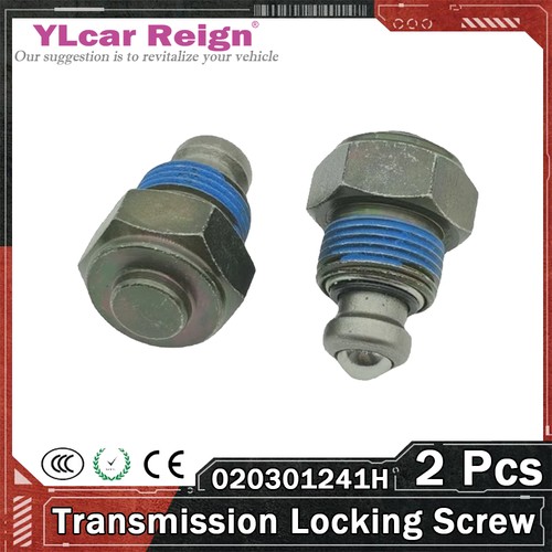 2x For Golf Polo Bora Jetta 5-Speed Manual Transmission Locking Screw 020301241H