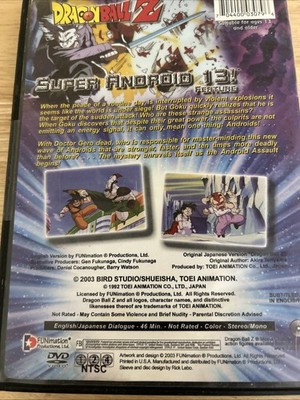 Dragon Ball Z: The Movie - Super Android 13 (DVD) 704400030796| eBay