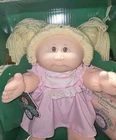 Cabbage Patch Kids 15th Anniversary Blonde Hair 16" Doll 1983 Reproduction