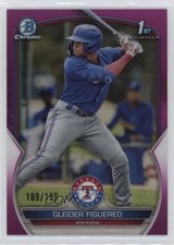 2023 Bowman Chrome Prospects Fuchsia Refractor 189/199 Gleider Figuereo 0fz3