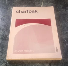 CHARTPAK Graphic Products Catalog c. 1960s VG