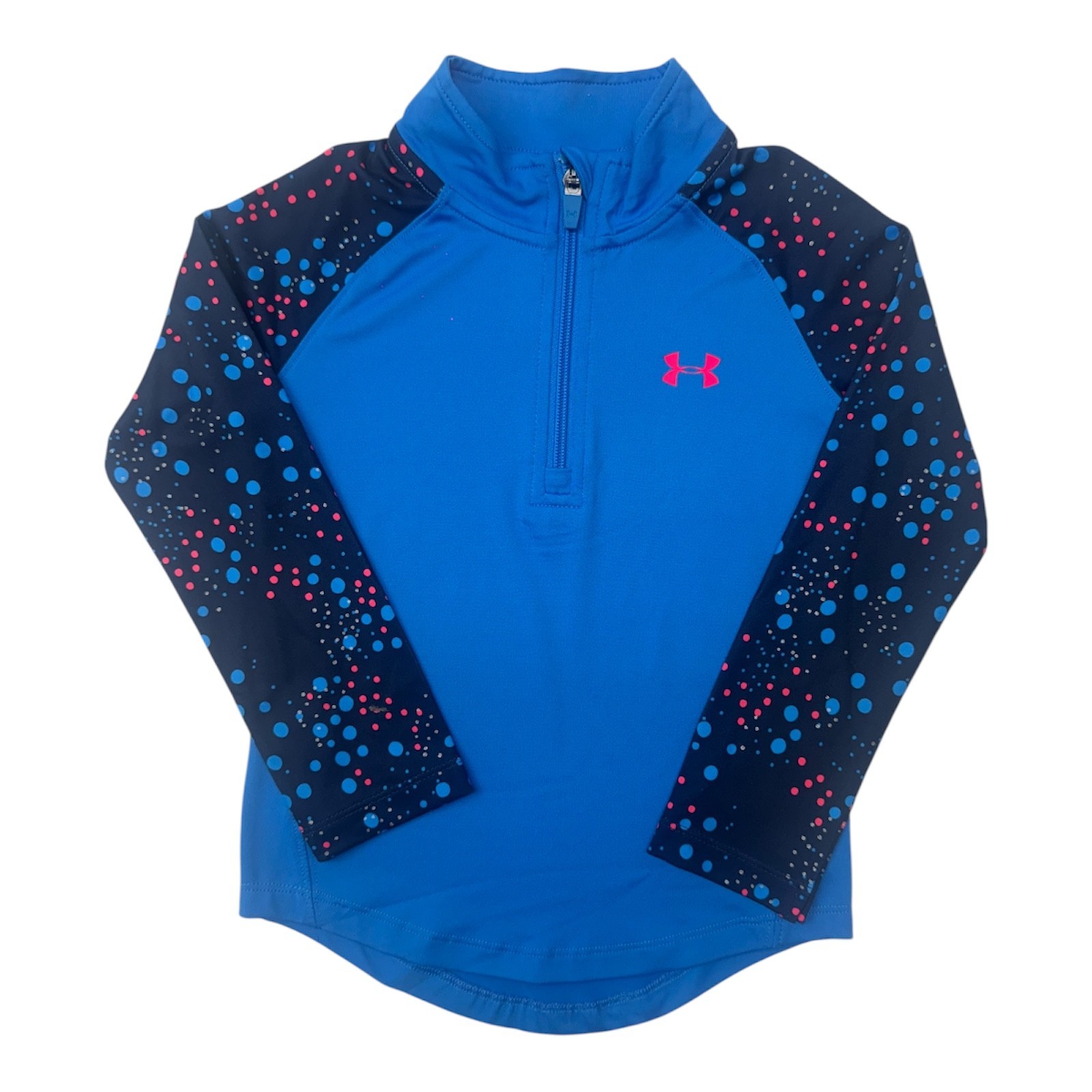 Under Armour Girls  Zipper Collar Top Size 4T