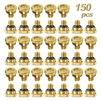 #ad 0.016quot; Orifice 0.4mm Thread UNC 10 24 Brass Misting Nozzles Low Pressure At... $51.43