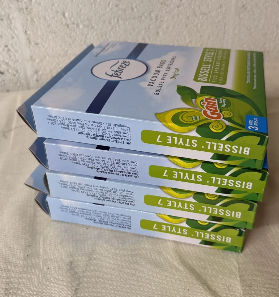 4 Boxes - Febreze Vacuum Bags Bissell Style 7 - Eliminates Odors - 12 Bags Total - Image 3 of 3
