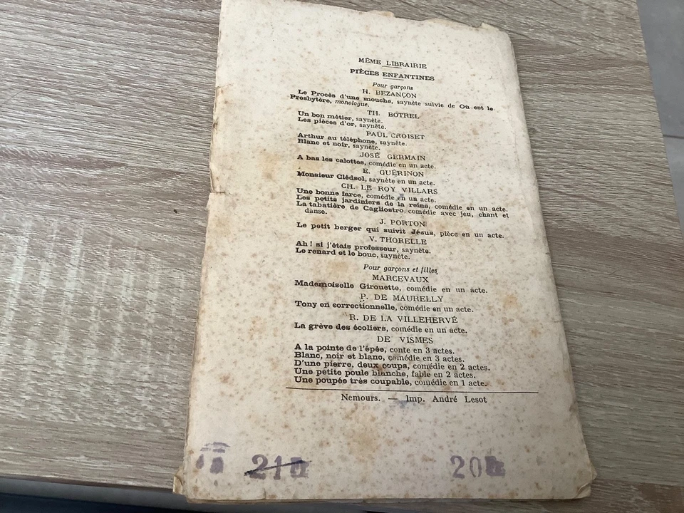 Construction du théâtre guignol,mareriel,décors,accessoires..-de Graffigny. - Photo 3/4