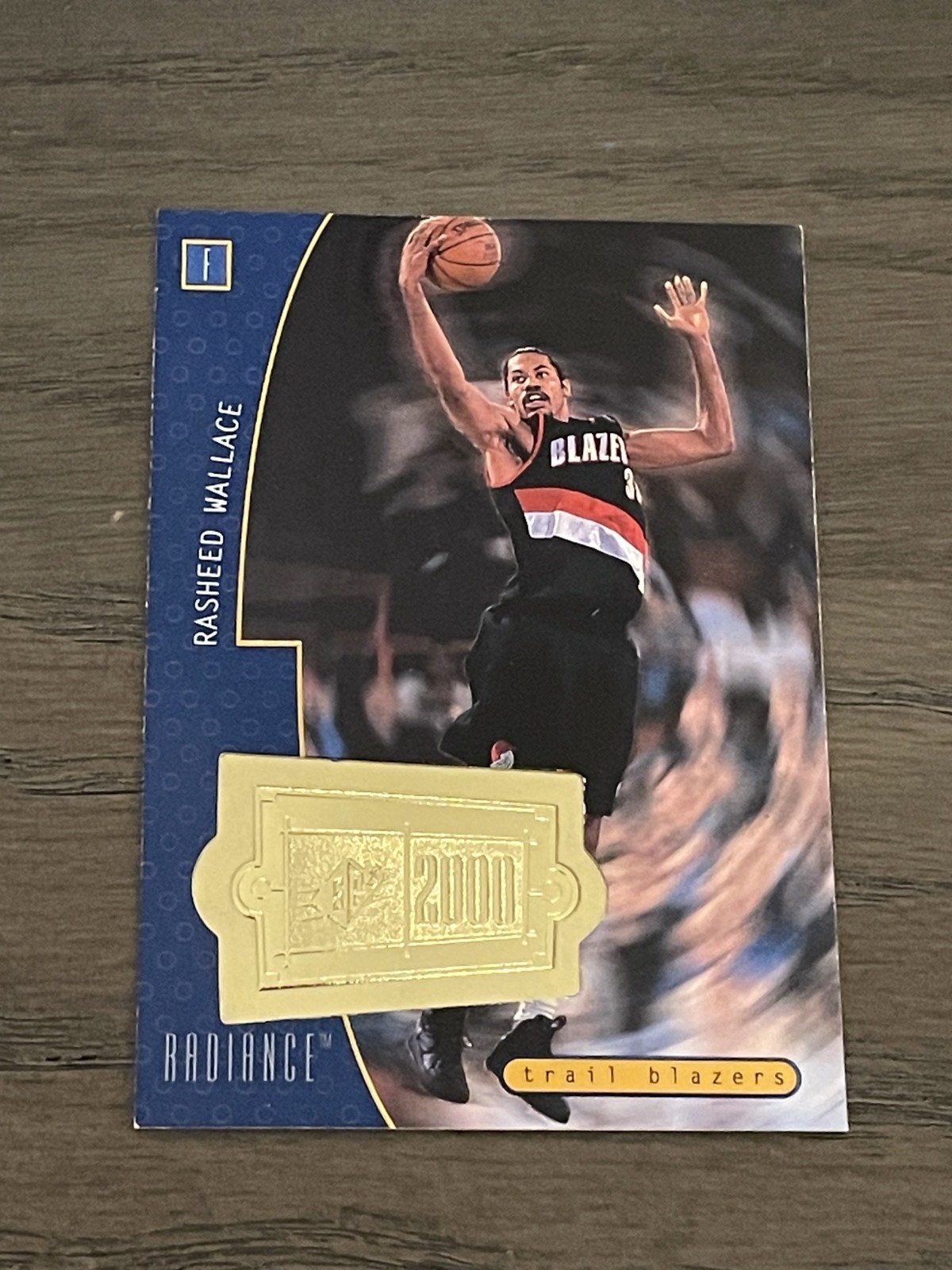 1998-99 SPX Finite Radiance SPX 2000 Rasheed Wallace #166 Trailblazers /2025