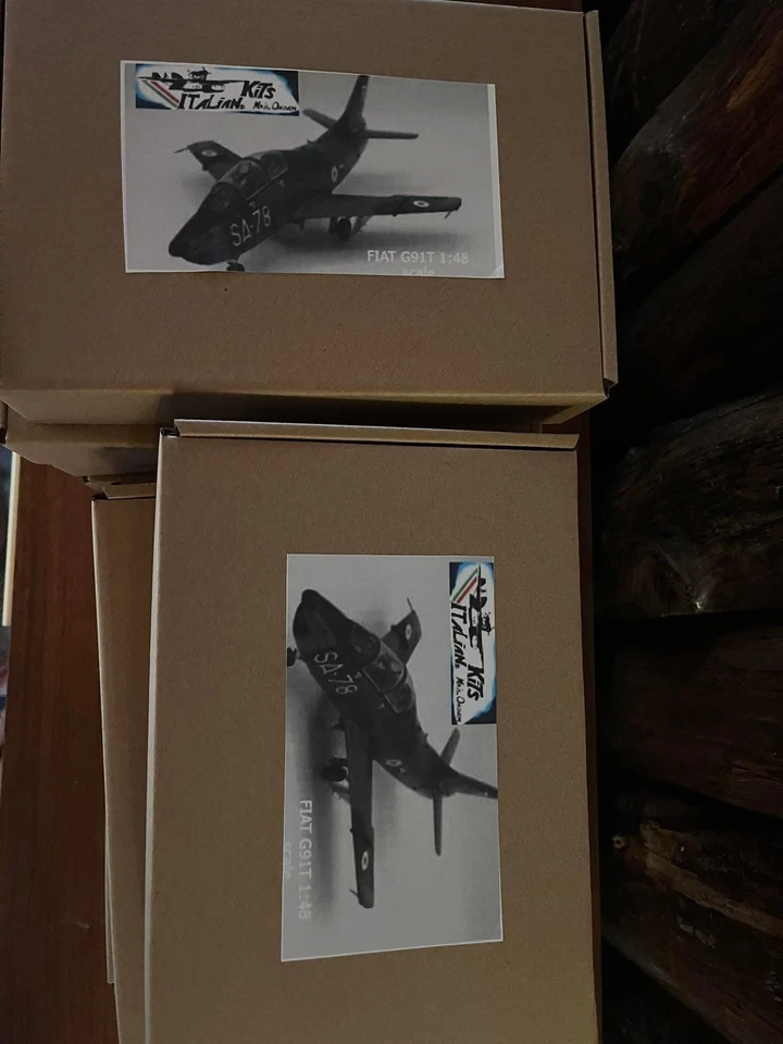 aircraft. fiat g91t in 1/48. full resin kit - Immagine 2 di 4