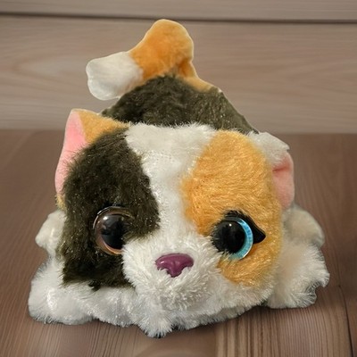 FurReal Mini Plush Calico Kitty Kitten  Interactive Toy Hasbro Mixed Eyes WORKS