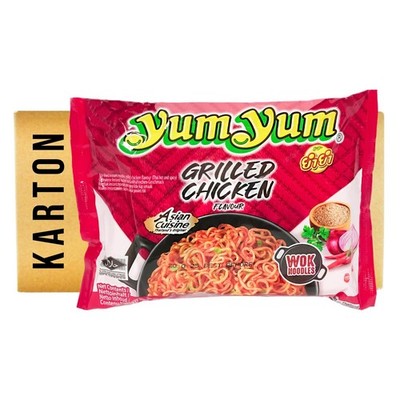Yum Yum GRILLED Chicken 30x70g Instant Nudelsuppe Instantnudeln Woknudeln Bratnu