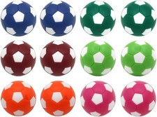 Mini pelotas de f tbol de mesa multicolor de 36 mm, paquete oficial de 12