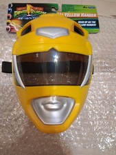 Mighty Morphin Power Rangers Yellow Ranger Mask Re-ignition Dress Up, Halloween