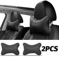 2 Pcs Car Seat Headrest Pillow Breathable Mesh Neck Support Cushion New 2 Pcs Car Seat Headrest Pillow Breathable Mesh Neck Support Cushion New