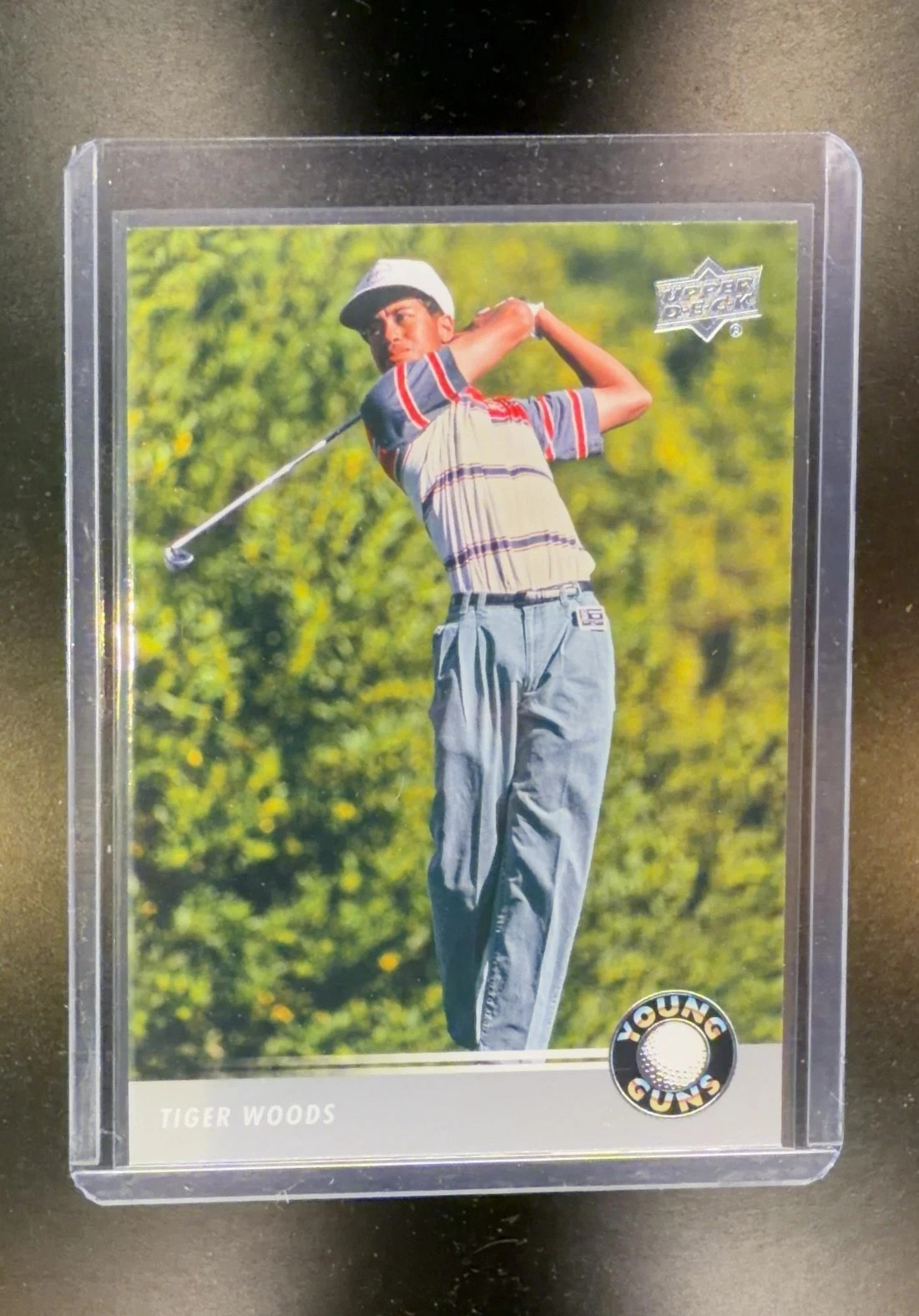 2026 Upper Deck Golf Tiger Woods Young Guns Rookie #131