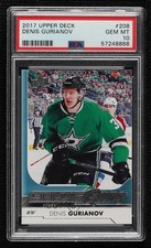 2017-18 Upper Deck Young Guns Denis Gurianov #208 PSA 10 GEM MT 0s5m