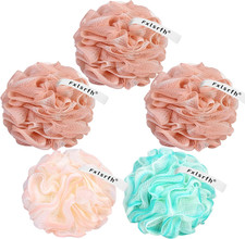 Bath Loofah Sponge 70 Grams Large Size, Soft Mesh Long-Lasting Shower Loofah for