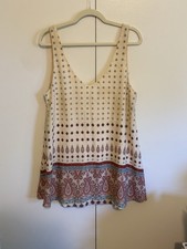 Show Me Your Mumu Samantha Tank Dress Large Sleeveless Printed Boho NWT DR-1043