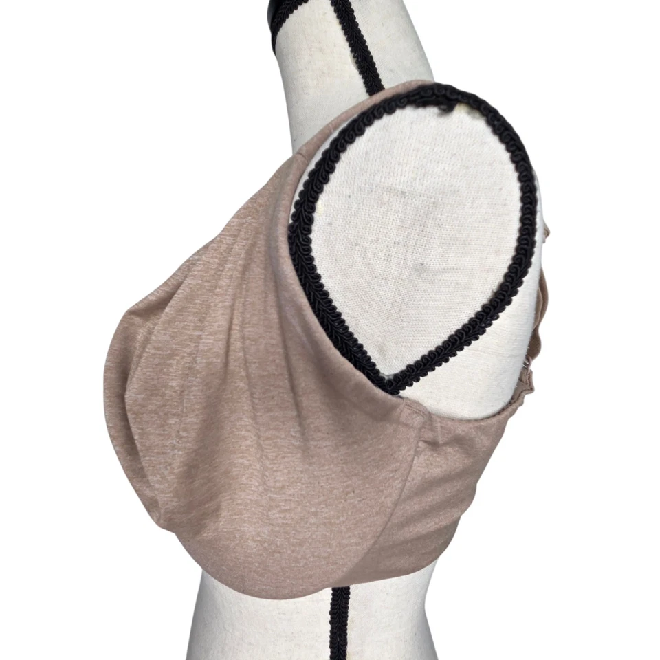 Cacique 38H Bra Unlined Full Coverage Beige Brown Underwire - Image 2 of 4