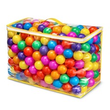 Hovenlay Ball Pit Balls sans phtalates BPA 2,2", 100 boules, 7 couleurs 