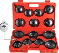 16pcs Oil Filter Wrench Set Cup Type Removal Tool Socket Kit 12 38 Adaptor