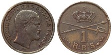 Denmark - 1 Rigsbankskilling 1853 - Frederik VII