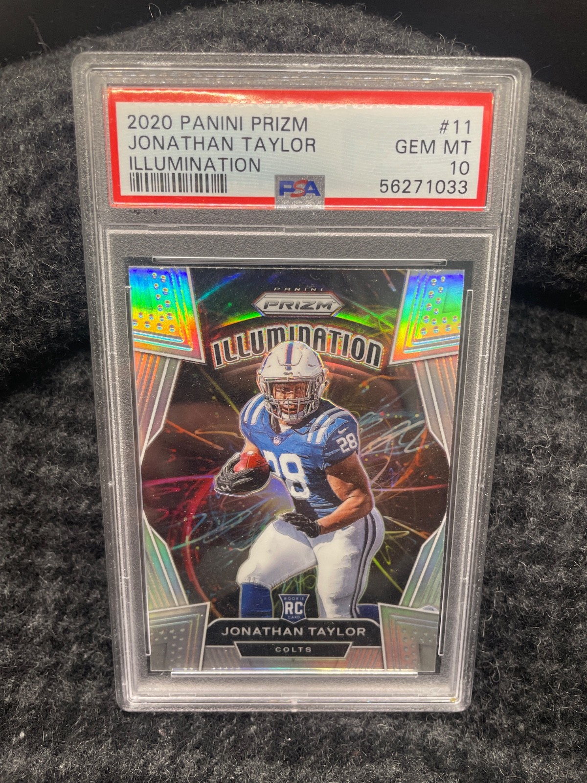 Jonathan Taylor Panini Prizm Illumination #11 Base