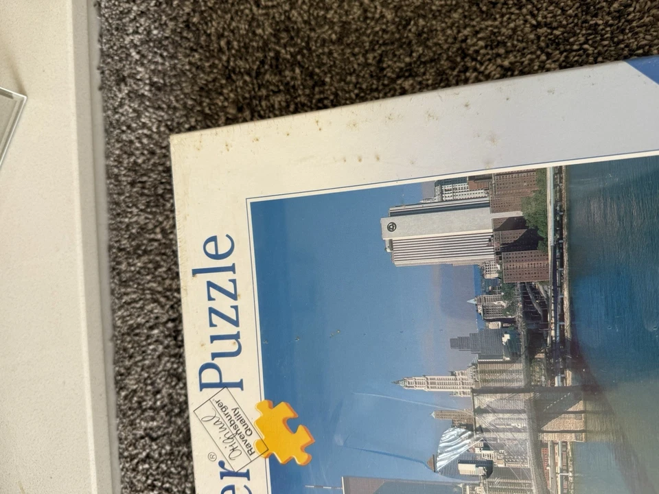 Vintage 1992 New York City Ravensburger 5000 Piece Puzzle Jigsaw Twin Towers - Image 4 of 4