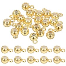 20Pcs 5mm Positioning Spacer Beads, 14K Gold