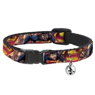 Cat Collar Breakaway with Bell Superman Unchained Explosion Action Pose/Wraith/S