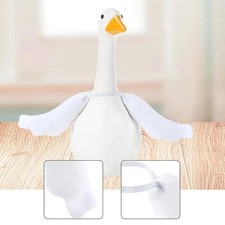 Poseable Goose Wing White Adjustable Decorative Bird Porch Goose Clothes for