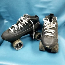 Elite Black Roller Derby Skates Rock Skates GT 50 USA Quad