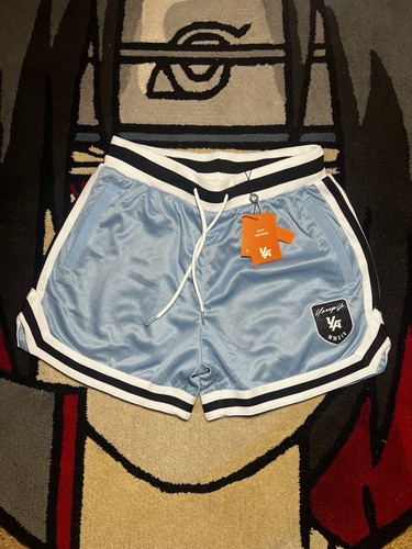 Young LA 133 Heavy Mesh Shorts University Blue Small new with tags - Picture 1 of 4