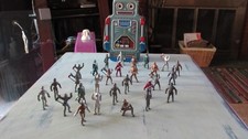 LOT of 28 Figures!! Vintage Johillco  Cherilea  Lead  Spaceman Figure 2-1/8"