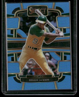 2024 Panini Select #80 Reggie Jackson Light Blue Prizms #/199