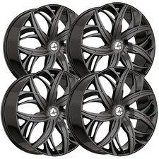 Set Of 4 Azara Aza-541 20x8.5 5x1085x4.5 35mm Gloss Black Wheels Rims Set Of 4 Azara Aza-541 20x8.5 5x1085x4.5 35mm Gloss Black Wheels Rims