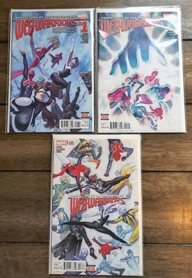 Marvel Protectors Of The Spider-Verse Web-Warriors. Spider-Man Comic Issue #1-3
